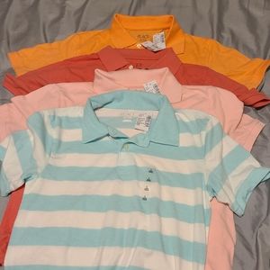 4 size Large polo shirts